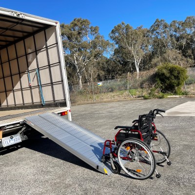 2.4M 270kg Bi-fold Deluxe Wheelchair Ramp-JETM407-8