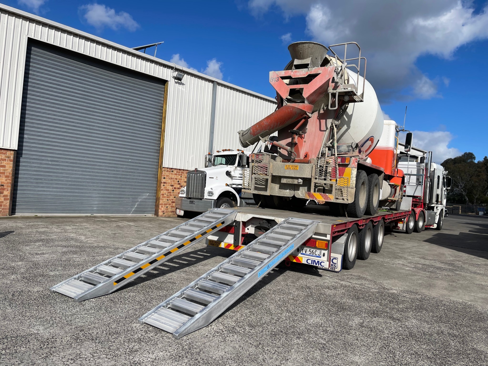 3m 21Tonne Heavy Duty Steel Track,Rubber Pads on steel,Rubber Track ...