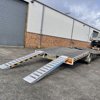2.5m 3Tonne Heavy Duty Rubber Tyre,Rubber Track Machinery Loading Ramps-JETBB303125