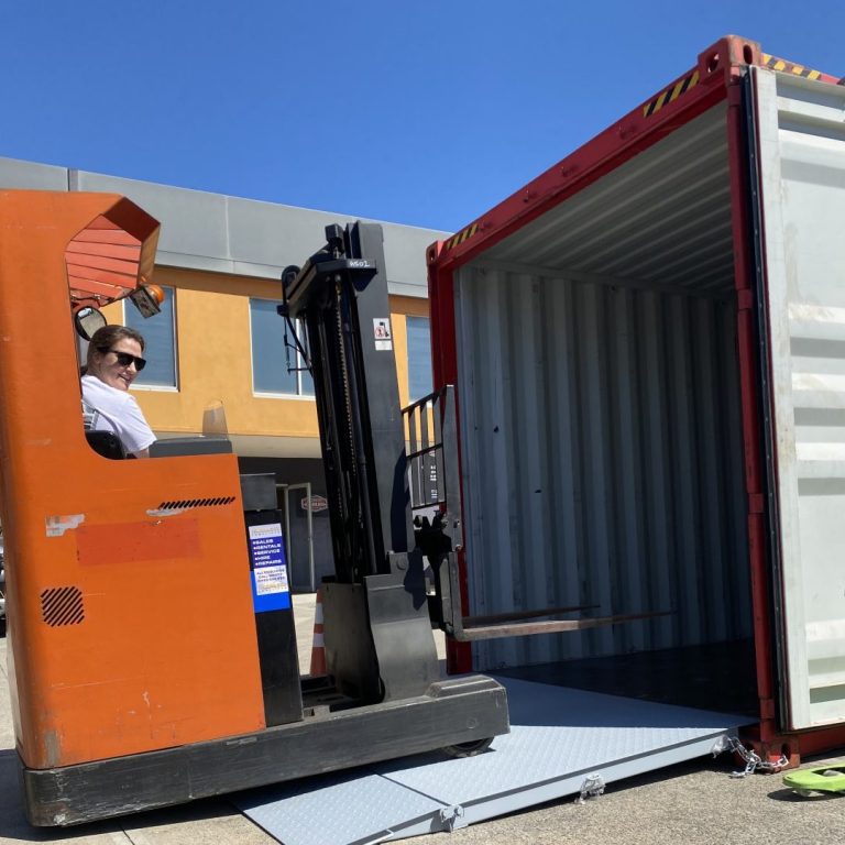 2.2mx2m 7Tonne Folding Container Loading Ramp-JETF7 - Jetland