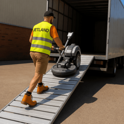 2.9m 1Tonne Jetland Concrete Machinery Loading Ramps-JETGF019029