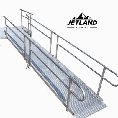 JETLAND JMRS-C8 Aluminium Modular Straight Ramp System with Platform