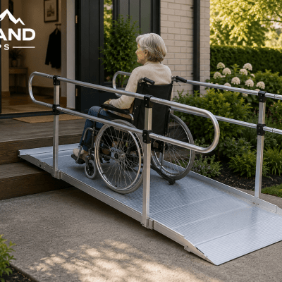 JETLAND ARH-6 6FT Aluminium Access Ramp with Handrails