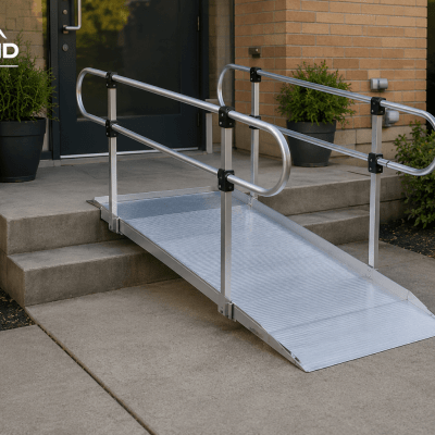 JETLAND ARH-4 4FT Aluminium Access Ramp with Handrails