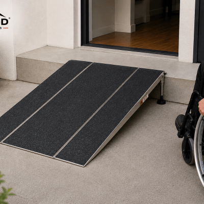 JETT27236-36G – Aluminium Adjustable Threshold Ramp 272kg 36” × 36”