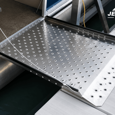 JETLAND JPB-SE38 Aluminium Pontoon Boat Side Entry Ramp – 270KG
